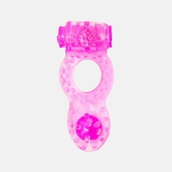 Anel peniano com vibrador e estimulador de clitóris - Imagem 4