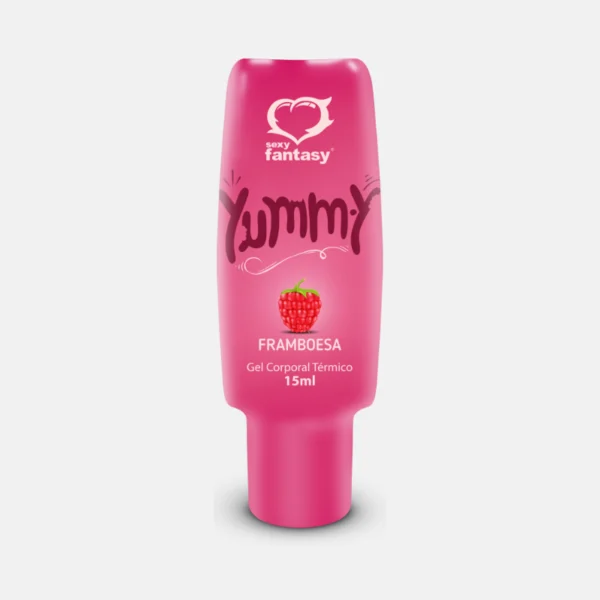 Loja Liberty Sex Shop Produtos Rio de Janeiro Comestível Yumm.y Gel Térmico Framboesa