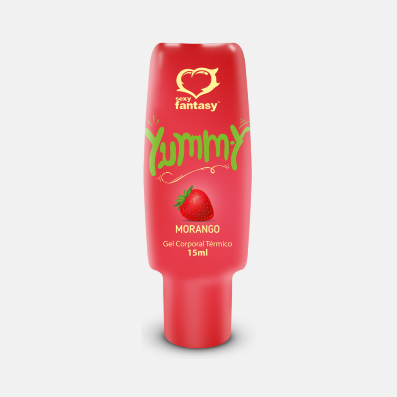 Loja Liberty Sex Shop Produtos Rio de Janeiro Comestível Yumm.y Gel Térmico Morango
